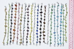 Piedra pulseras peruana hecha a mano de piedras preciosas de joyería a granel al por mayor - Product Image 2