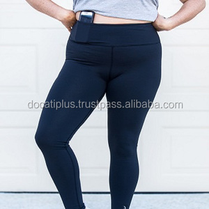 Leggings personnalisés OEM avec poche intégrée à la ceinture - Product Image 1