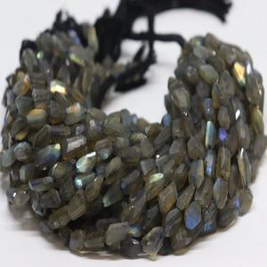 Pépite de labradorite de haute qualité à facettes dégringolé pierre précieuse percée brin complet collier de guérison en cristal de pierre naturelle grossiste - Product Image 2
