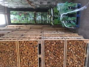 Leña seca al horno 10-15% variedad de madera dura de humedad que incluye ceniza de haya de roble alternativa perfecta al carbón - Product Image 2