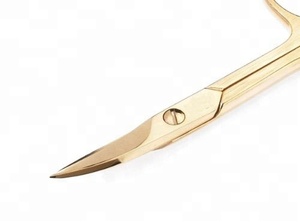 Kaneka Enterprises Gold <b>Nail</b> <b>Scissors</b> Extremely Sharp Beauty <b>Scissors</b> with Custom Logo Manicure & Pedicure <b>Scissor</b> - Product Image 3