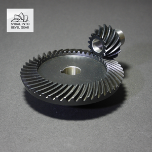 Engrenage conique hélicoïdal à droite de haute précision, norme JIS, certifié ISO9001, OEM pour pièces de machines en acier - Product Image 4