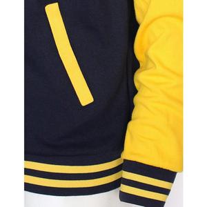 Nouveaux hommes Letterman Baseball Varsity veste Logo personnalisé hiver collège uniforme décontracté avec fourrure décoration cuir tissu - Product Image 6
