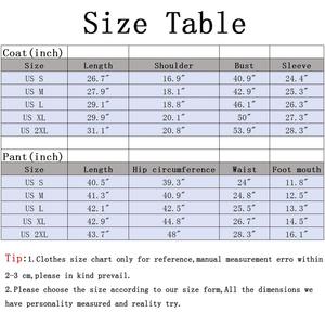 Conjunto de chándal para hombre, chándal deportivo informal con cremallera completa, ajustado, 2 piezas - Product Image 6