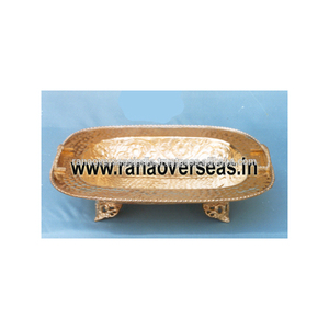 Plato de latón con forma Rectangular, mangos para Hotel, restaurante - Product Image 3