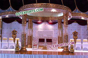 Nuevo indio boda fibra de cristal "Mandap" de boda nueva fibra de cristal Mandap boda real de fibra de cristal "Mandap" - Product Image 5