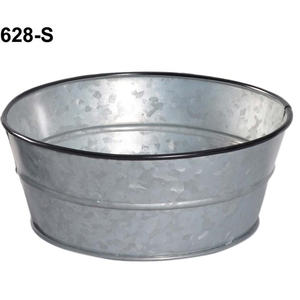 round Metal <strong>Galvanized</strong> Party <strong>Tub</strong> - Product Image 1