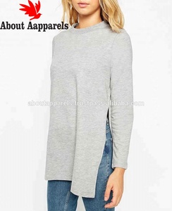 Femmes Nouveau Design Imprimé Fleece Kangaroo Pocket Crew Neck Raglan Sleeve Sweatshirt Respirant Cotton fleece pullover sweatshirt - Product Image 4