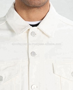 Automne mode unisexe unique Denim vestes grande taille à manches longues et courtes tricoté Patchwork Design respirant fourrure-décoré - Product Image 3