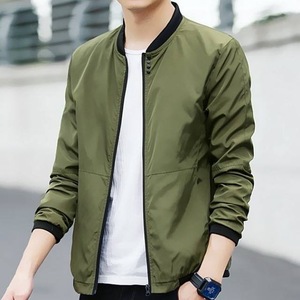 Chaquetas Bomber Personalizadas OEM de Nuevo Estilo para Hombre, Ligeras, de Diseño Sencillo - Product Image 2