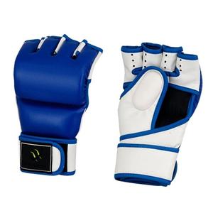 Gants de boxe de Muay Thai en cuir PU avec logo personnalisé de haute qualité avec poignées pour l'entraînement MMA - Product Image 2