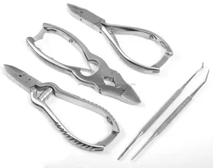 Surgical pedicure nail clippers cutters pieces set nail nippers podiatry chiropody instruments 5