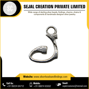 Colgante de Plata de Ley 925 con forma personalizada, letra del alfabeto - Product Image 4