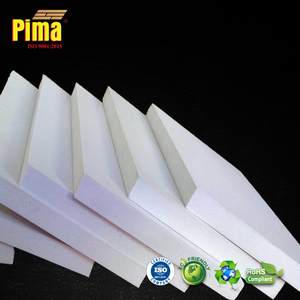 White PVC Foam Board 10mm <b>Thickness</b> Cutto Order <b>Plastic</b> <b>Sheets</b> for Furniture Applications Pima - Product Image 1