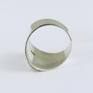 Lord Ganesh-Anillo de Plata de Ley 925 liso, joyería fina, joyería de plata - Product Image 6