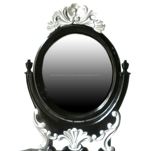 Commode en bois avec miroir, commode de Style français - Product Image 3