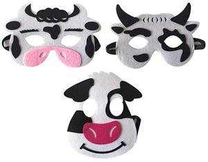 Mascarillas <span class=keywords><strong>de</strong></span> <span class=keywords><strong>animales</strong></span> <span class=keywords><strong>de</strong></span> fieltro para Halloween, máscaras <span class=keywords><strong>de</strong></span> fiesta para niños - Product Image 6