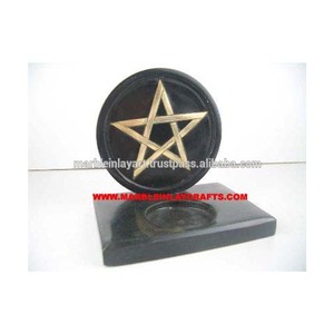 Soapstone <b>Black</b> <b>Candle</b> <b>Holder</b> - Product Image 1