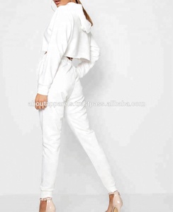 Chándales ajustados personalizados a granel más vendidos con logotipo de Club Traje de sudor informal de lana transpirable para mujer/algodón - Product Image 6