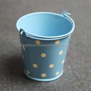 Mini seau à glace en métal galvanisé ustensile populaire pour la décoration de fête et de mariage stockage des aliments support de refroidisseur baignoires à boissons - Product Image 1