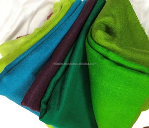 Mantón ligero de Cachemira 100% en colores de primavera para invierno para estaciones frías Bufanda multiusos - Product Image 1