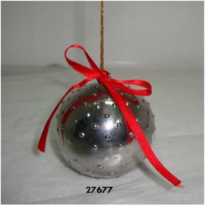 Article décoratif de maison ronde fabriquée à la main de forme de cercle avec brillant poli - Product Image 1
