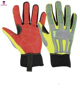 Guantes de protección resistente al aceite y gas, protección TPR con refuerzo, con logotipo personalizado, venta al por mayor - Product Image 3