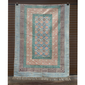 Tapis d'hiver en coton multicolore, bloc imprimé mode africaine - Product Image 2
