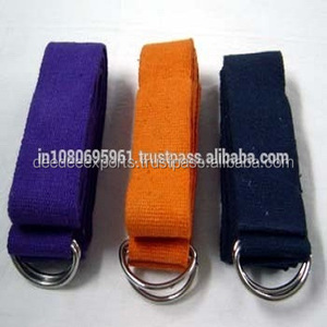 Correa de Yoga de Algodón Personalizada de Alta Calidad, Cinturón para Levantamiento de Pesas, Ejercicio, OEM, Marca Privada, Disponible en India, Tamaños Personalizados - Product Image 4