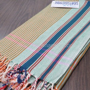 Kikoy-Toalla de baño 100% de algodón para mujer, ropa de baño de tamaño personalizado, hecha a mano, promocional - Product Image 5