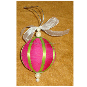 Dernière production pour l'art indien travail Zari décoration de noël ornements de tissu suspendu produit de fête nouvel indien incroyable - Product Image 1