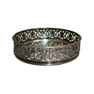 Plateau de service miroir pour plateau décoratif de mariage - Product Image 3