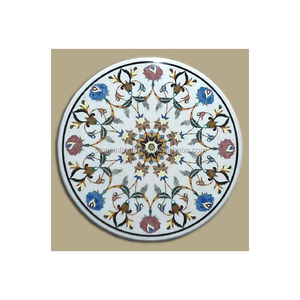 Marble Inlaid Table Top - Product Image 1