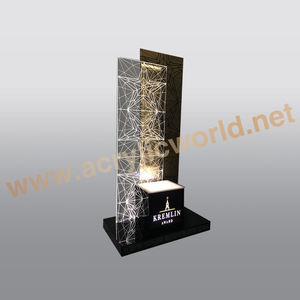 Lumière Laser acrylique haut de gamme Rechargeable LED présentoir de bouteilles de Champagne support de glorification - Product Image 3