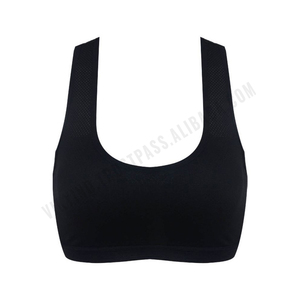 Sujetador deportivo de Yoga para mujer, logotipo personalizado, para correr, gimnasio, secado rápido, Sujetador deportivo, camiseta sin mangas elástica de secado rápido - Product Image 2