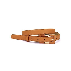 Cinturón de cuero de vaca estilo casual para mujer con hebilla de aleación - Product Image 5
