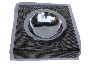 Tazón de mosaico de pernos de acero hecho a mano de alta calidad Otros materiales como latón y cobre también disponibles Decoración del hogar - Product Image 6