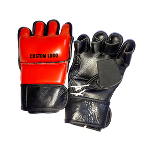 Gants de boxe en cuir PU de haute qualité, gantelets de combat et d'entraînement MMA, gantelets - Product Image 2