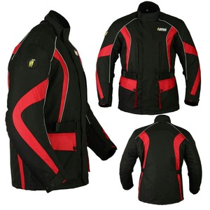 Veste en Textile Cordura de sécurité pour la conduite veste de protection réfléchissante Cordura moto Polyester Stand Long adultes solide - Product Image 1