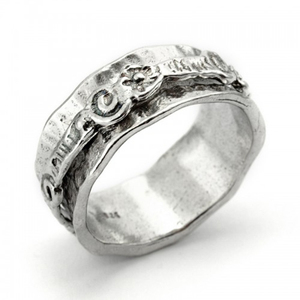 Wholesale price 925 sterling silver jewelry plain <b>spinner</b> <b>ring</b> - Product Image 1