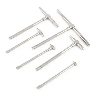 6 pcs Chính Xác Lồng Có Thể Điều Chỉnh Đo set 8-150mm Kính Thiên Văn Đo 5/16 "-6" T- đường kính Lỗ Đồng Hồ Đo