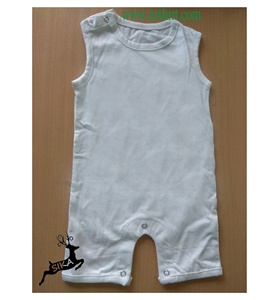 Venta Directa de Fábrica Tirupur: Pelele Liso para Bebé, Recién Nacido, Niña y Niño, de Spandex y Fibra de Bambú, Tejido Waffle Vintage - Product Image 3