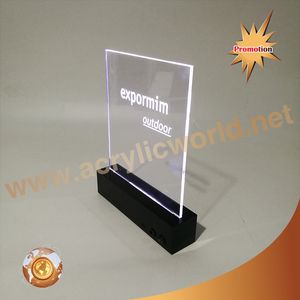 Lettre de signalisation LED en acrylique vierge de haute qualité, canal LED, signalisation à bordure éclairée, base - Product Image 3