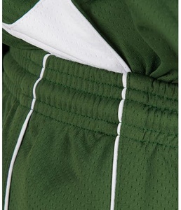 Pantalones cortos de baloncesto de malla de poliéster de alta calidad con logotipo personalizado, pantalones deportivos de punto transpirables con cordón para hombres, pantalones informales de talla grande - Product Image 6