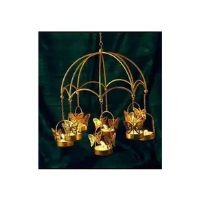 Wholesale Umbrella Hanging Iron Butterfly Shape Metal Candle Tea Light Votive Holder Indian Suppliers At Best Price