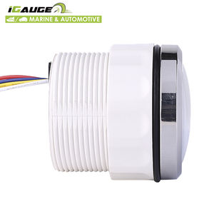 มาตรวัดระดับน้ำสเตนเลสขอบสีขาวกันน้ำขนาด2-1/16 "52มม. สำหรับเรือเดินสมุทรและยานยนต์ - Product Image 4