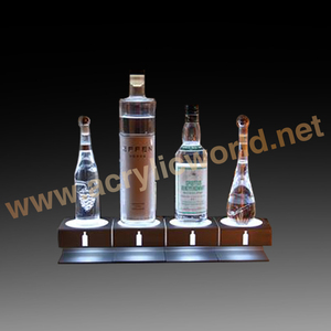 Soporte de exhibición de acrílico para vino, luces led RGB para líquido/glorificador de botella, soporte de exhibición - Product Image 1