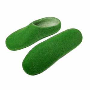 Nhà đánh Len cảm thấy dép được thực hiện trong <span class=keywords><strong>Nepal</strong></span> tùy chỉnh bán unisex phụ nữ người đàn ông cảm thấy giày cao cấp cho trong nhà thủ công mềm dép - Product Image 1