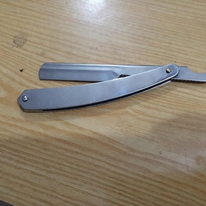 มีดโกนแบบตุรกี / มีดโกนตุรกี / มีดโกนตรงแบบตุรกี สำหรับโกนขน ใบมีดเดี่ยว สแตนเลส - Product Image 4