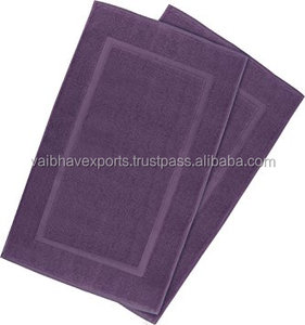 Alfombrillas de baño de algodón suave de 2 piezas de Vaibhav Exports, antideslizantes y lavables, directo de fábrica a un precio económico - Product Image 4